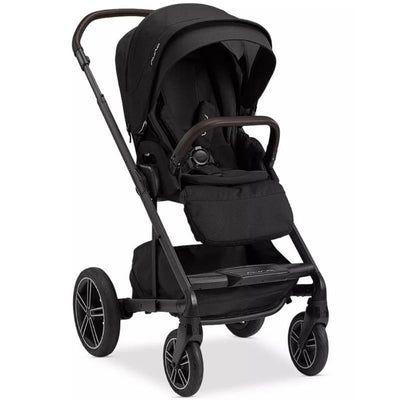 Nuna MIXX Next Stroller With Magnetic Buckle, Caviar/Chocolate
