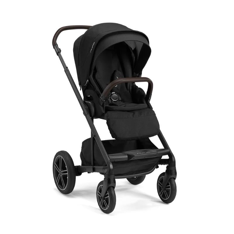 Nuna MIXX Next Stroller With Magnetic Buckle, Caviar/Chocolate