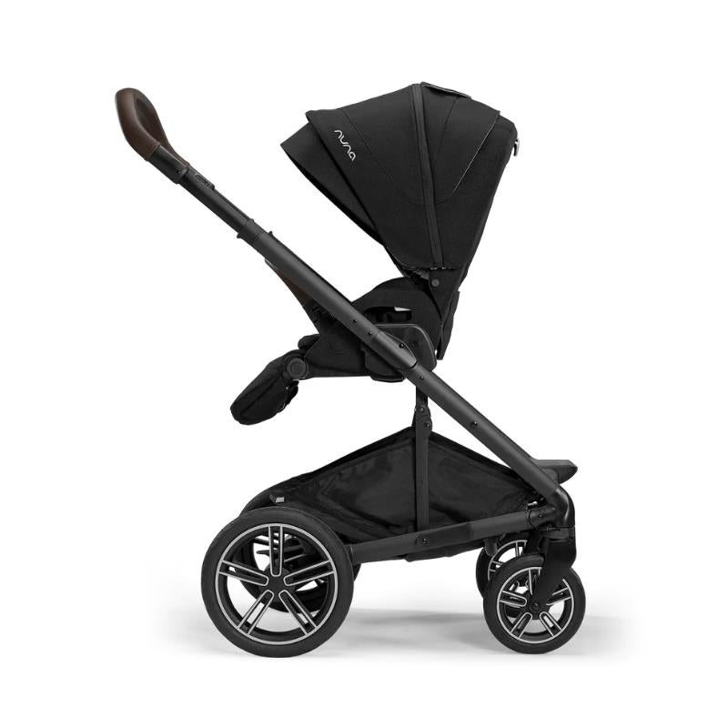 Nuna MIXX Next Stroller With Magnetic Buckle, Caviar/Chocolate