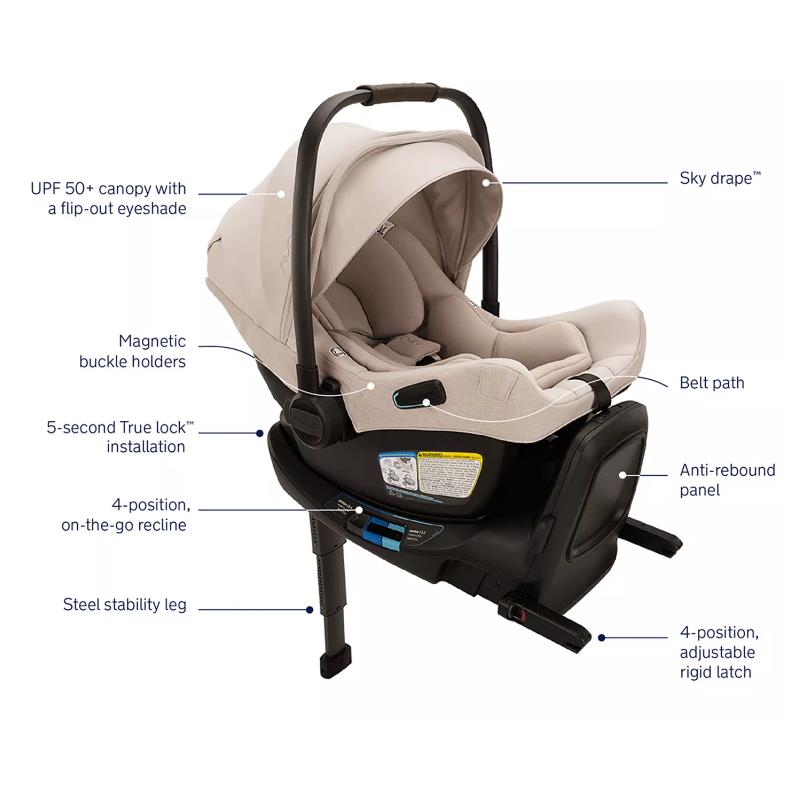 nuna mixx stroller recline Nuna MIXX Next + PIPA Aire RX Travel System