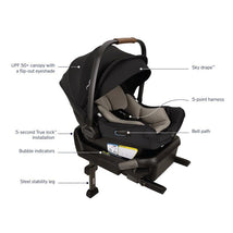 Nuna - Pipa Aire Infant Car Seat With Base, Caviar Image 2