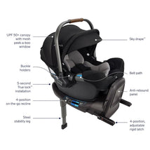 Nuna - PIPA RX Infant Car Seat + RELX Base with Load Leg, Caviar Image 2