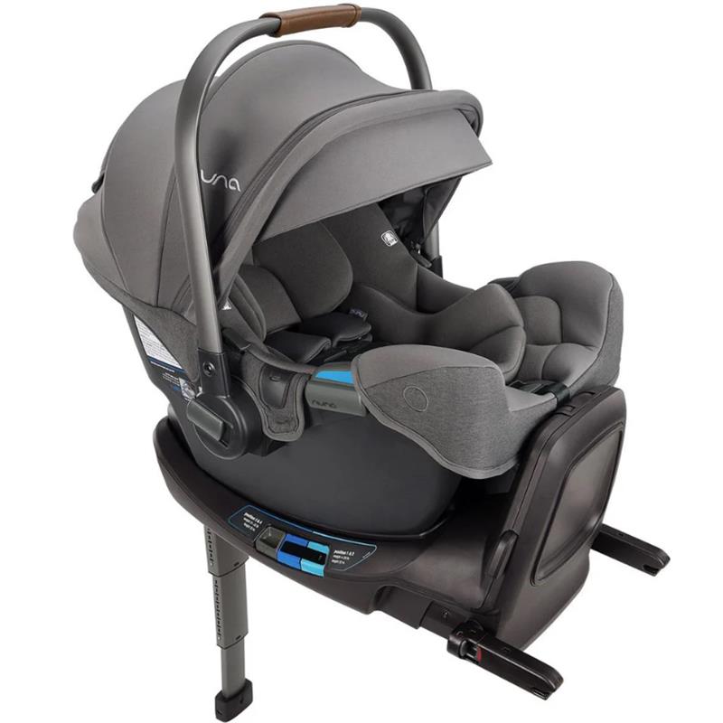 Nuna - PIPA RX Infant Car Seat + RELX Base with Load Leg, Granite Image 1