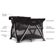 Nuna - Sena Aire + Changer Playard with Zip-Off Bassinet, Caviar Image 2