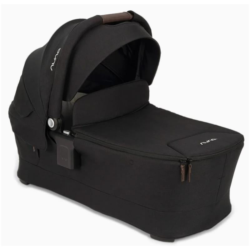 Nuna Swiv™ & Triv™ Series Bassinet + Stand, Caviar/Chocolate Image 3