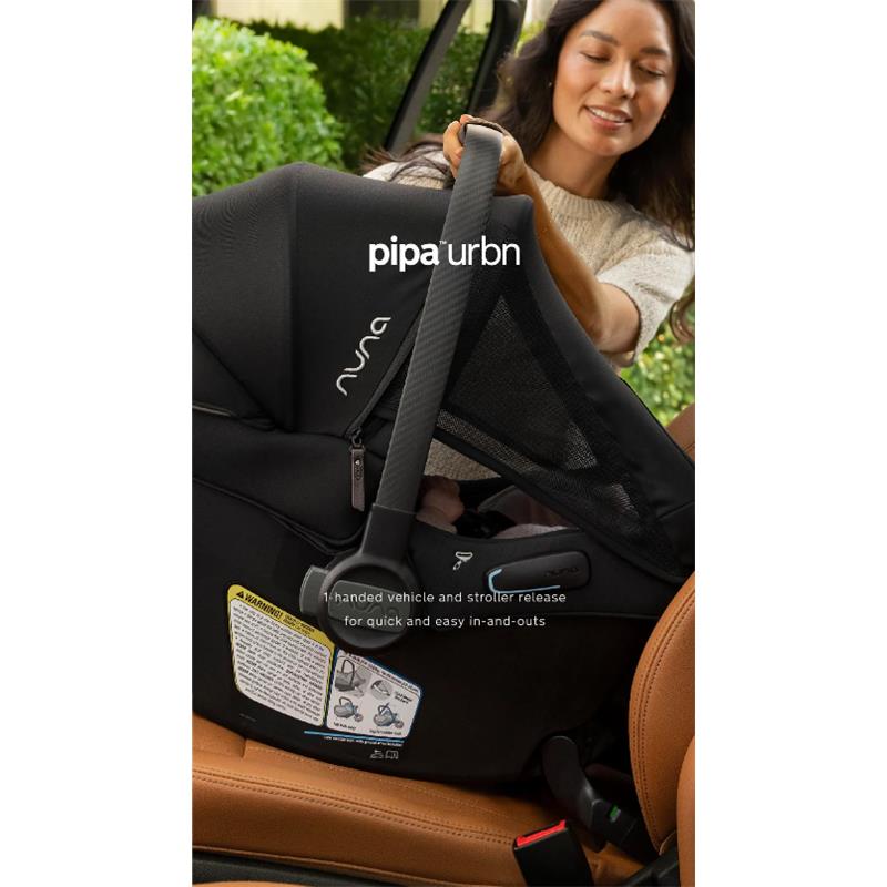 Nuna - Triv Lx + Pipa Urbn Travel Systemm, Caviar Image 15