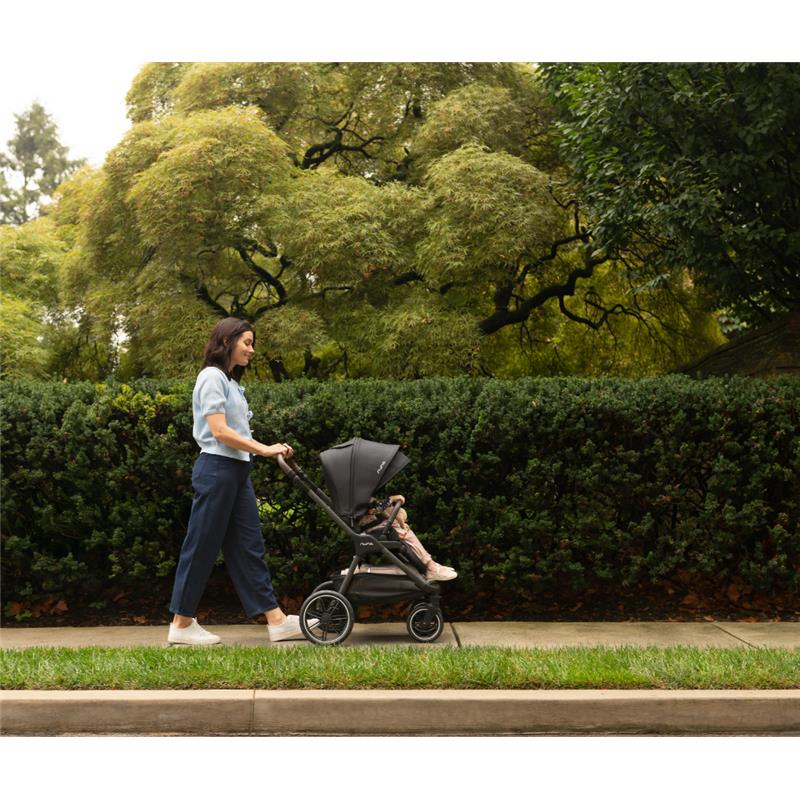 Nuna Triv Lx Single Stroller, Caviar Image 6