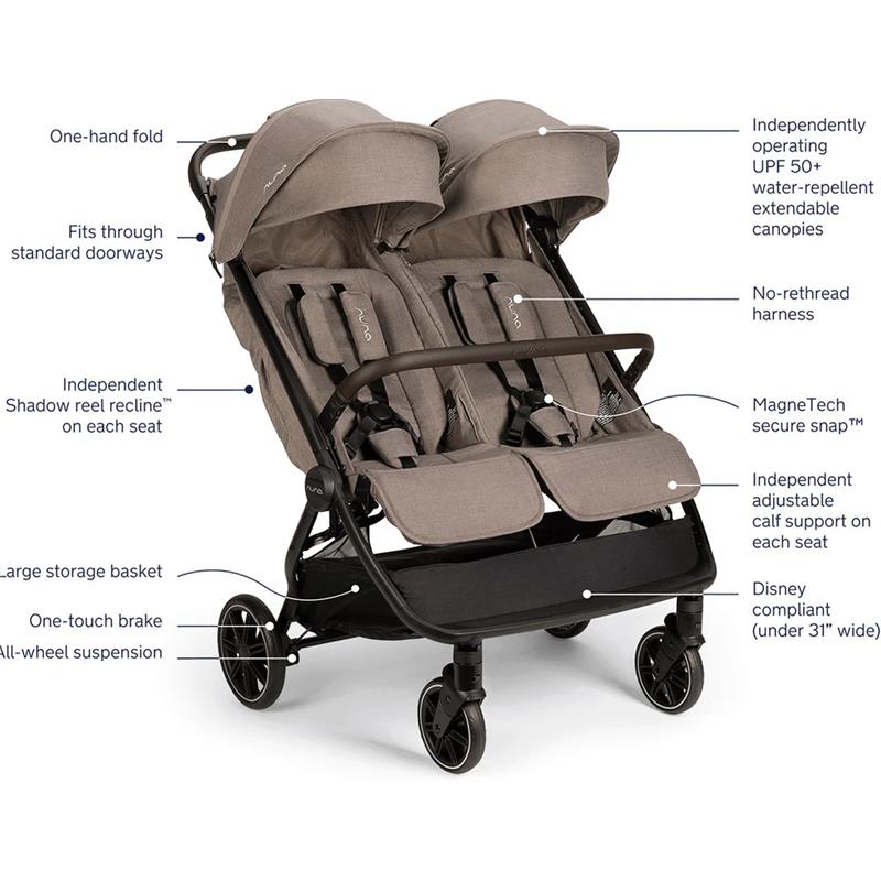 double seated stroller TRVL DUBL Stroller