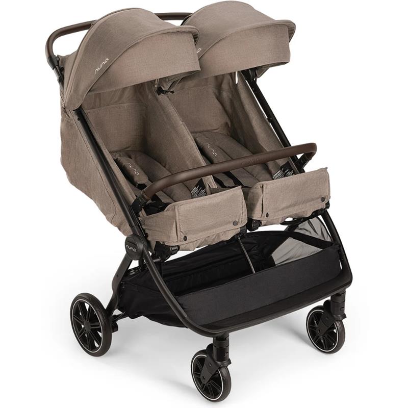 Nuna - TRVL Dubl Lightweight Side by Side Double Stroller, Cedar Image 4