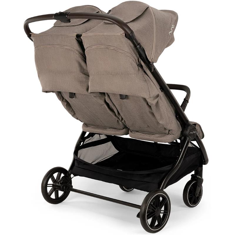 Nuna - TRVL Dubl Lightweight Side by Side Double Stroller, Cedar Image 6