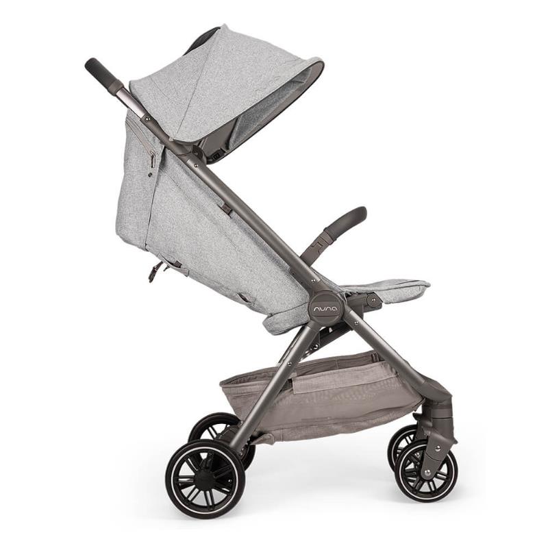 nuna portable stroller Nuna Trvl Lightweight Stroller With Travel Bag Sterling