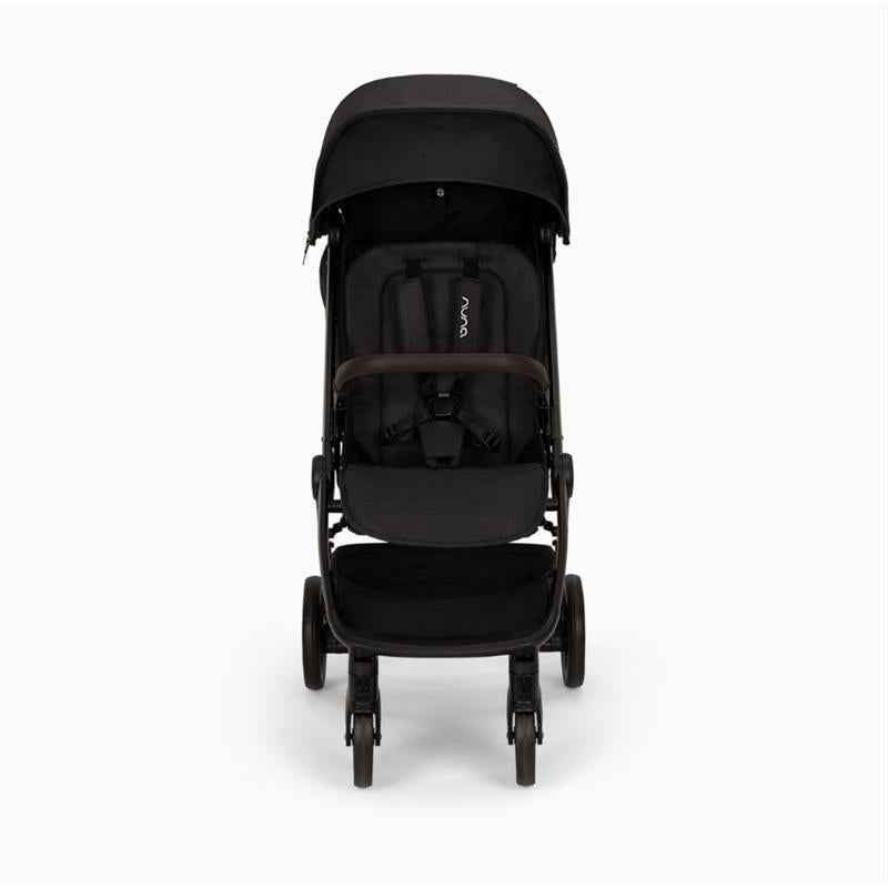 Nuna TRVL LX Compact Stroller, Caviar/Chocolate