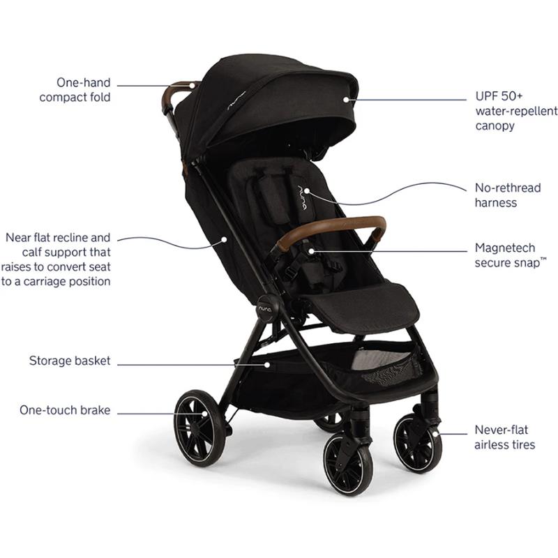 Nuna - TRVL LX + PIPA urbn Travel System, Caviar Image 3