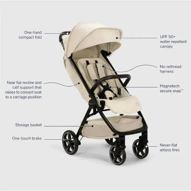 Nuna - TRVL LX Stroller BMW Special Edition, Mica
