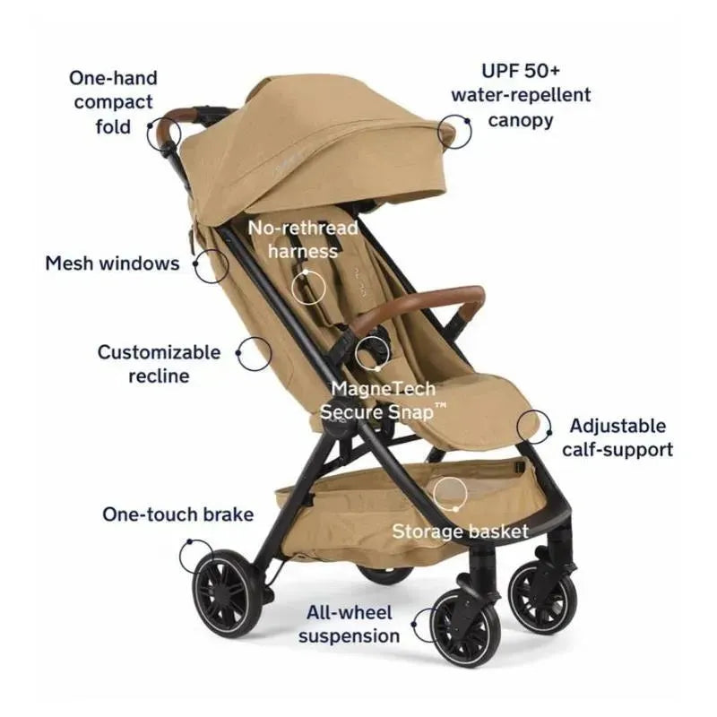 Nuna - Trvl Stroller With Travel Bag, Camel Image 3
