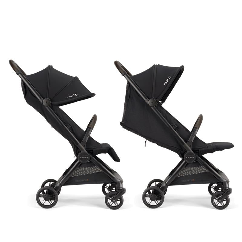 Nuna Viaa Cabn Ultra-Compact Stroller, Caviar Image 5