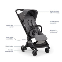 Nuna Viaa Cabn Ultra-Compact Stroller, Pewter Image 2