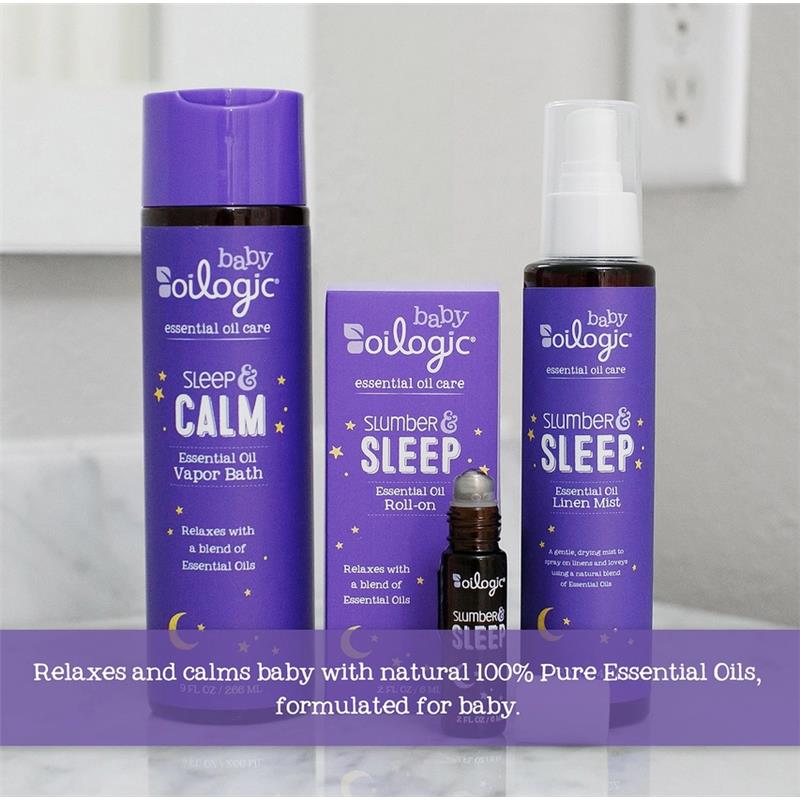 Oilogic Baby Slumber & Sleep 3-in-1 Vapor Bath, Shampoo & Body Wash Image 3
