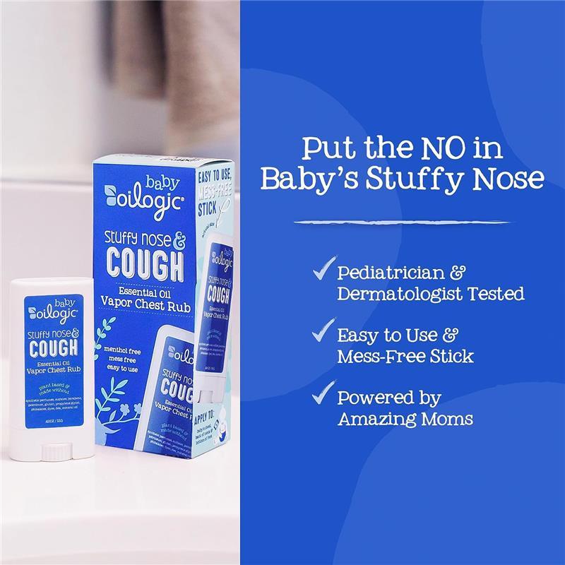 Oilogic Baby - Soothing Vapor Chest Rub, Stuffy Nose & Cough Image 3