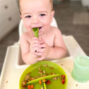 Ola Baby - 2Pk Training Fork + Spoon Set, Green Image 3