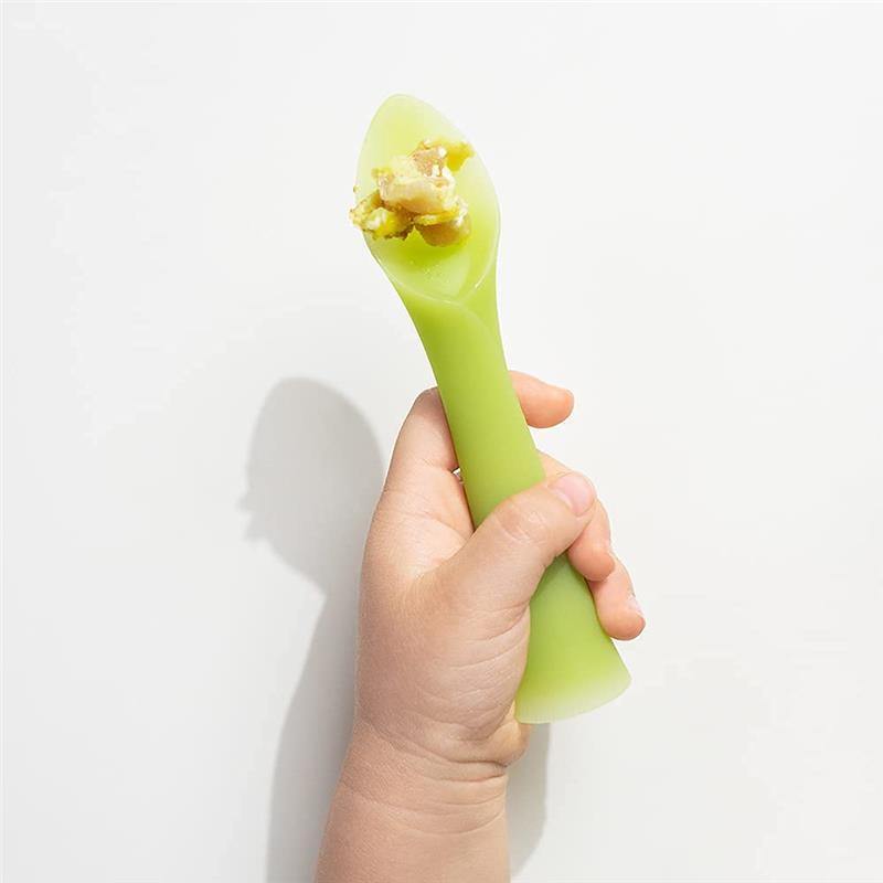 Ola Baby - 2Pk Training Fork + Spoon Set, Green Image 9