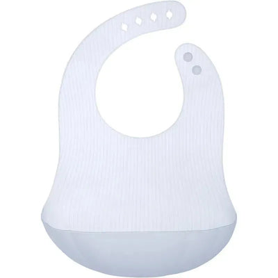 Ola Baby - Fold N Go Silicone Baby Waterproof Bib with Travel Case, Blueberry Image 1