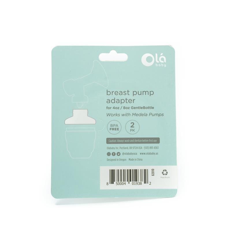 Ola Baby Gentle Bottle Breast Pump Adapter (For Medela 2Pk) Image 4