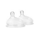 Ola Baby - Gentle Bottle Silicone Replacement Nipple 2 Pack, 0-3 Months/Preemie Flow Image 1