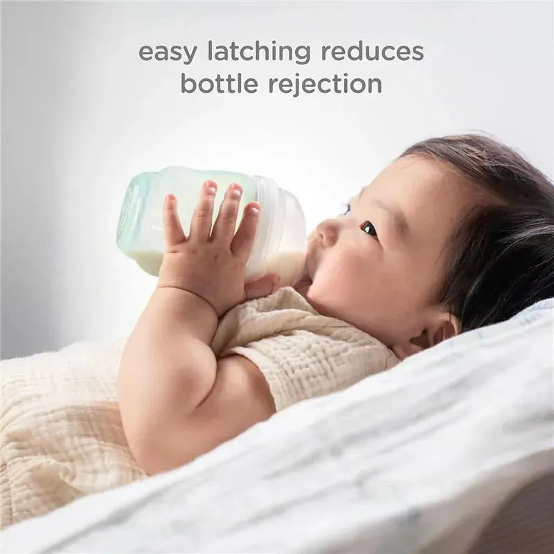 Ola Baby - Gentle Bottle Silicone Replacement Nipple 2 Pack, 0-3 Months/Preemie Flow Image 7