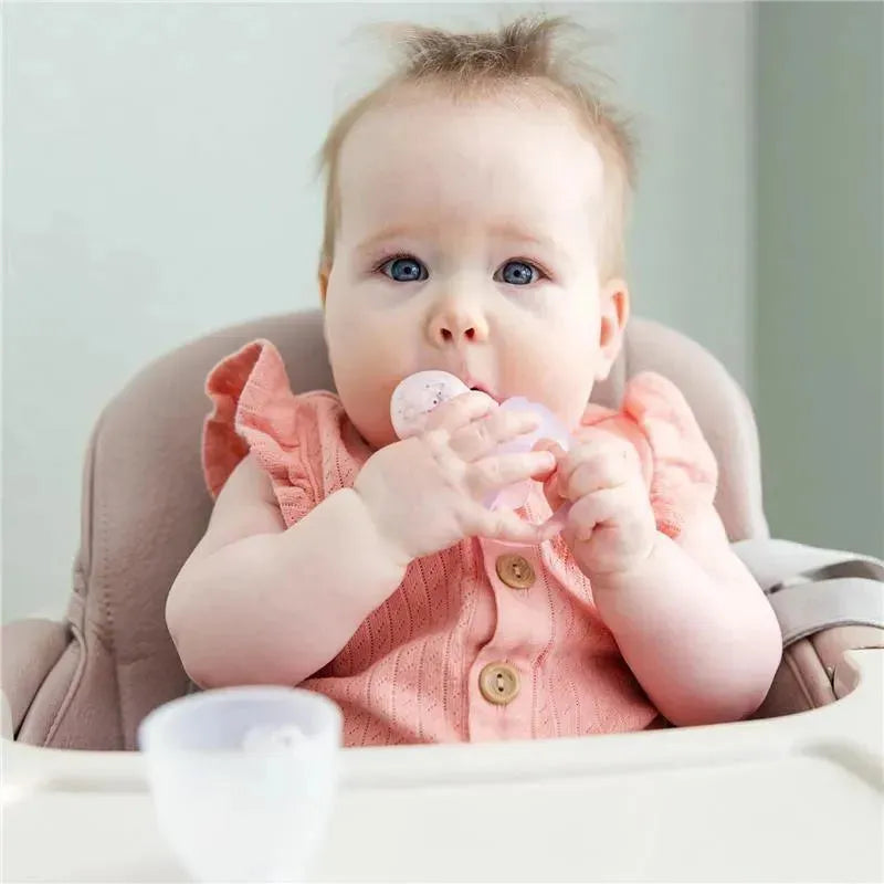 Ola Baby - Silicone Fresh Fruit Feeder & Popsicle Set for Solid Food Introduction, Blueberry Image 4