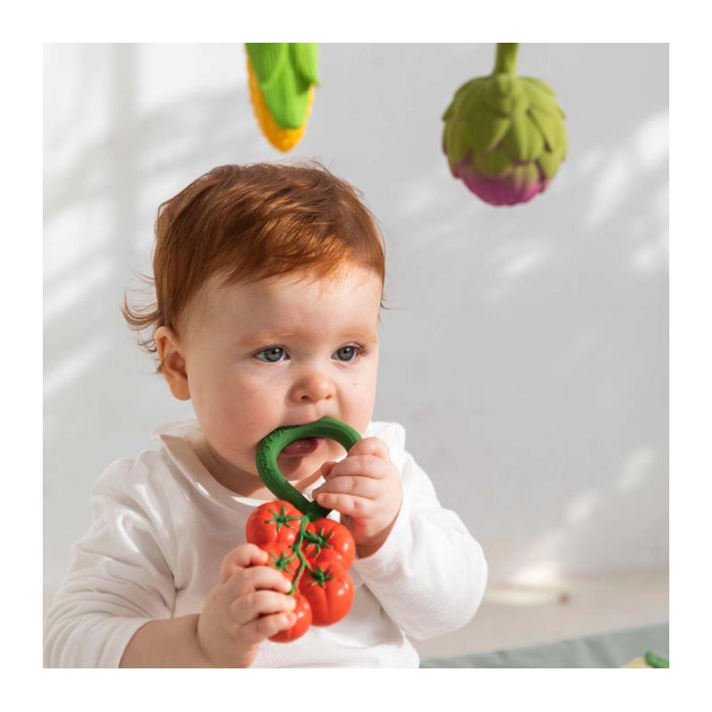 Oli & Carol - Tomato Rattle Toy Image 5