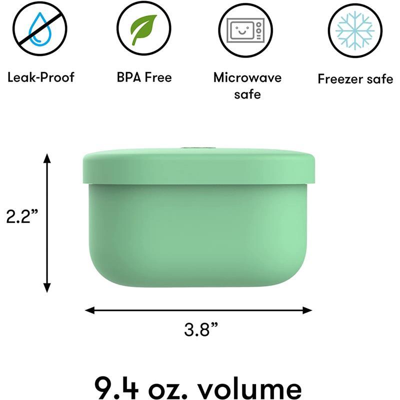 OmieBox - Food Storage Containers with Lid, Green Image 2