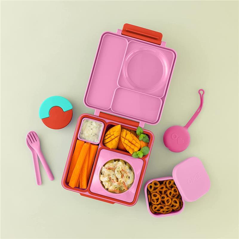 Omie Box - Food Storage Containers with Lid, Pink Image 2