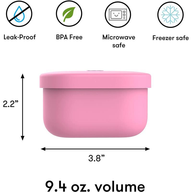 Omie Box - Food Storage Containers with Lid, Pink Image 3