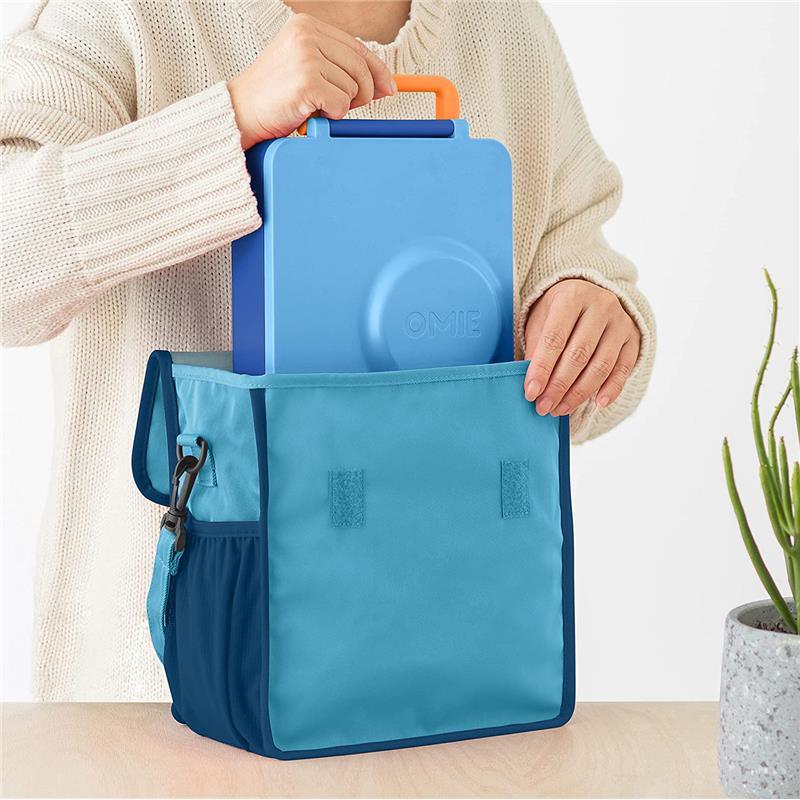OmieBox - Omie Insulated Nylon Lunch Tote, Blue Image 3