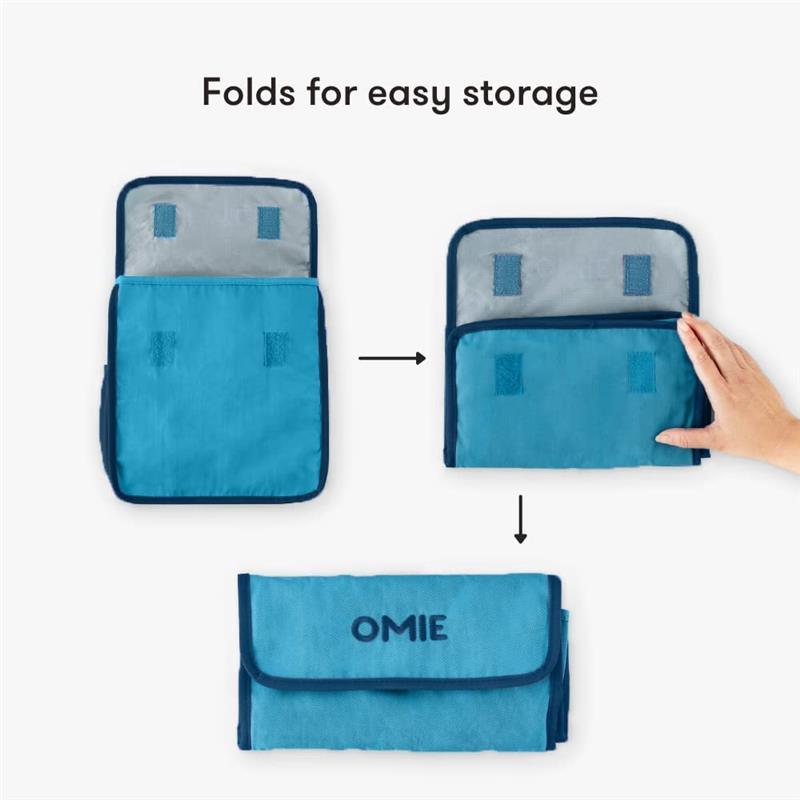Omie Box - Omie Insulated Nylon Lunch Tote, Blue Image 5