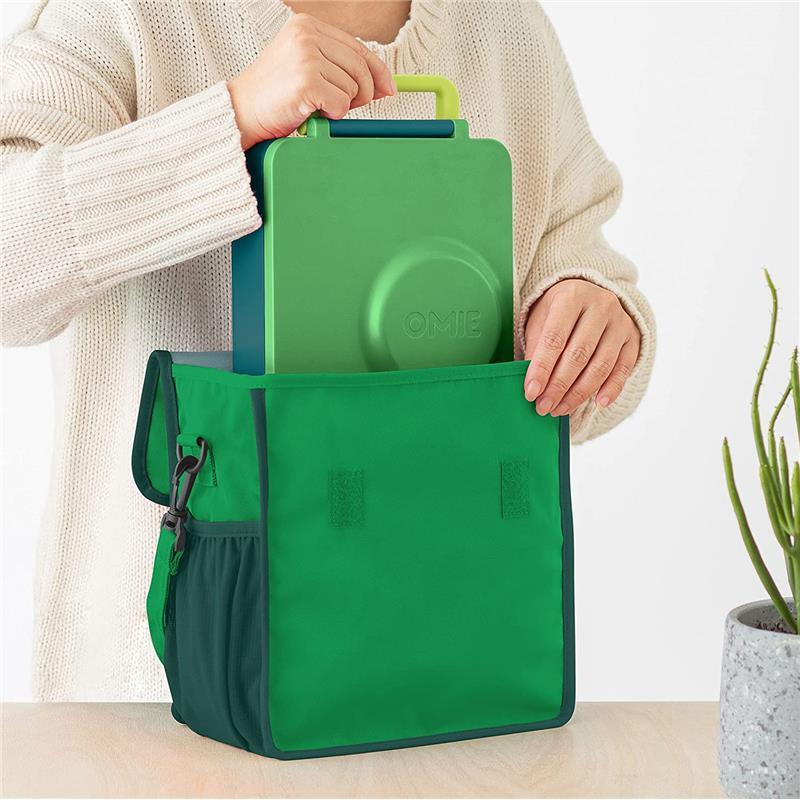 OmieBox - Omie Insulated Nylon Lunch Tote, Green Image 3