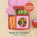 OmieBox - 2Pk Leakproof Dips Containers To Go, Pink/Teal Image 2