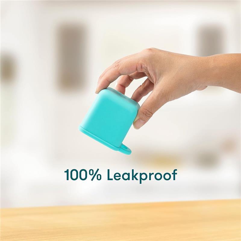 OmieBox - 2Pk Leakproof Dips Containers To Go, Pink/Teal Image 4