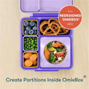 OmieBox - 2Pk Leakproof Dips Containers To Go, Purple/Orange Image 3