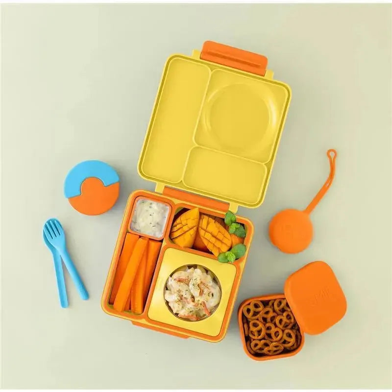 OmieBox - Silicone Leakproof Snack Containers To Go, Orange Image 5