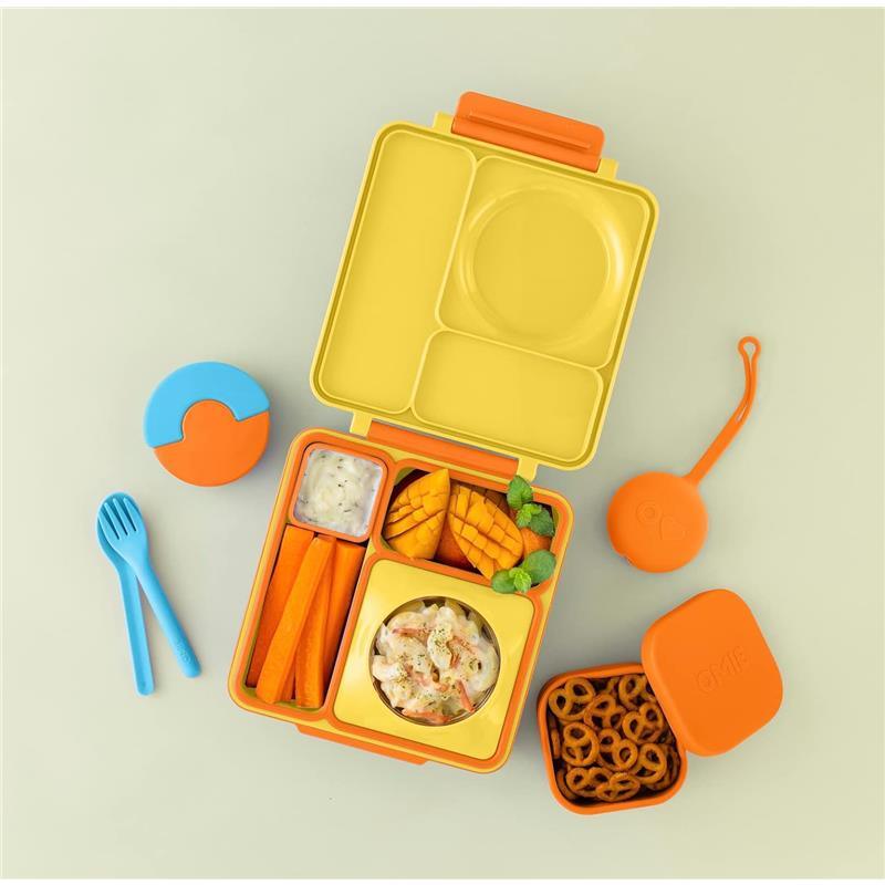 OmieBox - Silicone Leakproof Snack Containers To Go, Orange Image 5