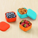 OmieBox - Silicone Leakproof Snack Containers To Go, Red Image 3
