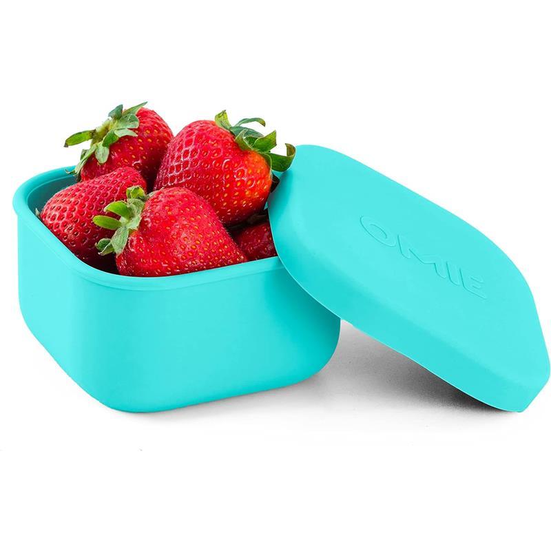 OmieBox - Silicone Leakproof Snack Containers To Go, Teal Image 1