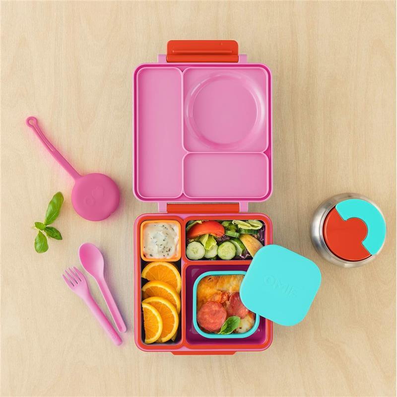OmieBox - Silicone Leakproof Snack Containers To Go, Teal Image 5