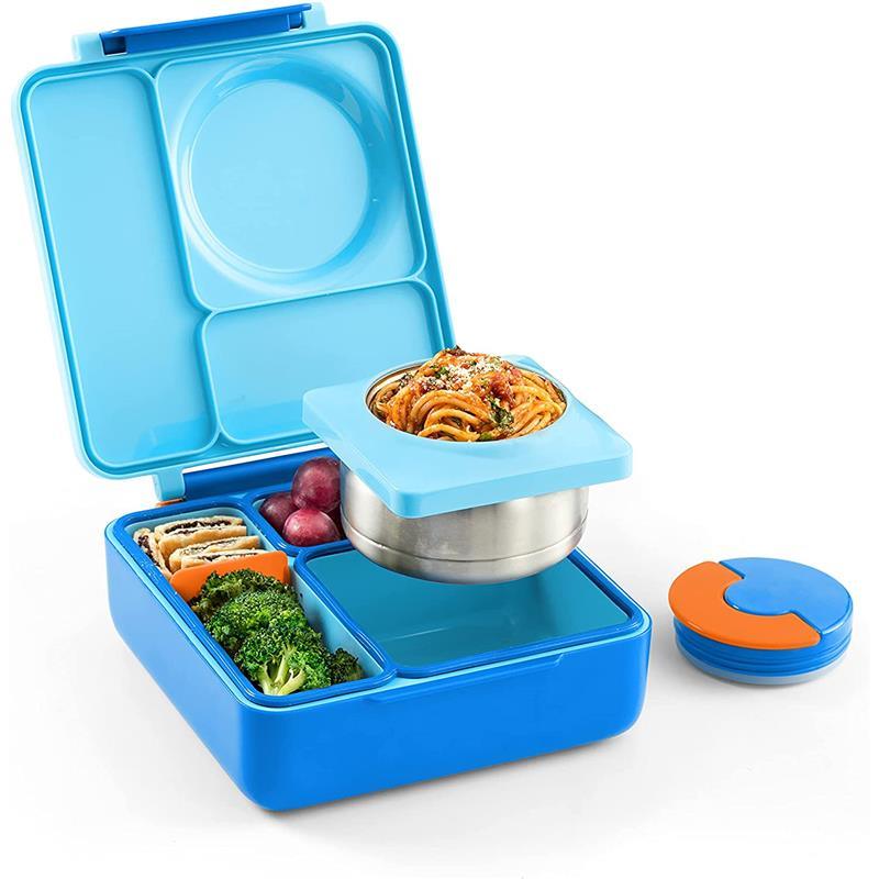 Omie Box - Insulated Bento Box with Leak Proof Thermos Food Jar, Blue Sky Image 1