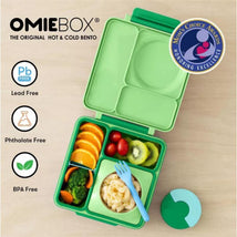 OMIEBox - Insulated Bento Lunch Box with Leakproof, Green Apple Image 2