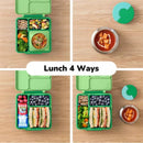 OMIEBox - Insulated Bento Lunch Box with Leakproof, Green Apple Image 4