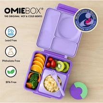 OMIEBox - Insulated Bento Lunch Box with Leakproof, Lilac Purple Image 2