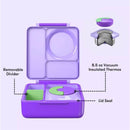 OMIEBox - Insulated Bento Lunch Box with Leakproof, Lilac Purple Image 5